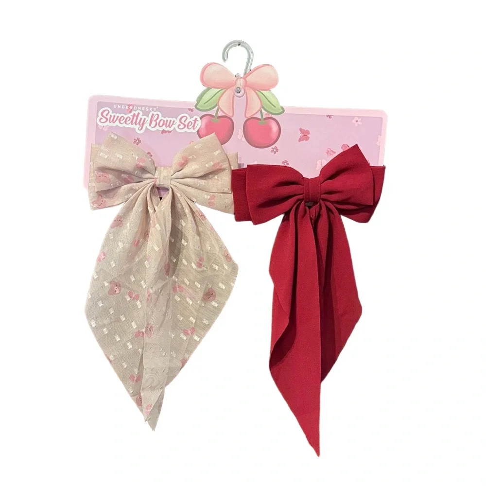 Under One Sky Sweetly Barrette Bow Set of Two NWT